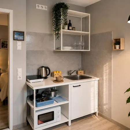 Hotel Modern Living Studio Küche Netflix inklusive Top Lage-3