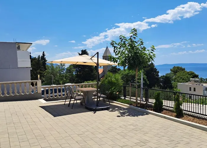 Apartment In Brela With Sea View, Terrace, Wifi, Washing Machine 4947-2