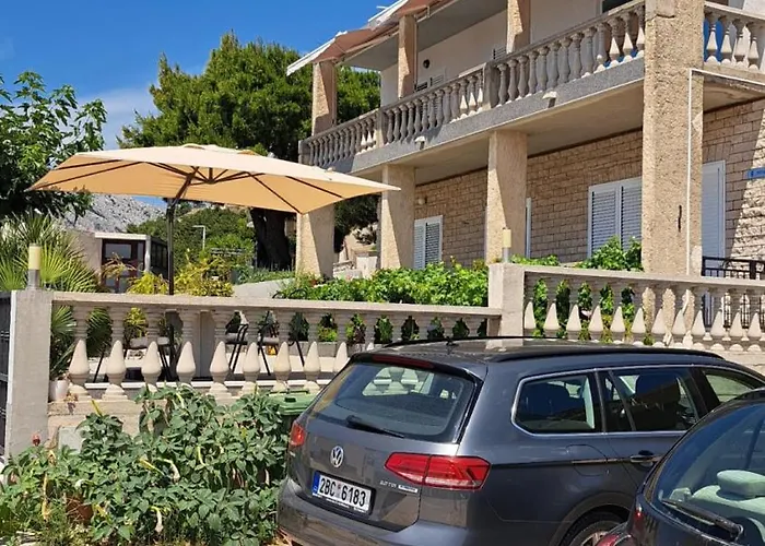 Apartment In Brela With Sea View, Terrace, Wifi, Washing Machine 4947-2