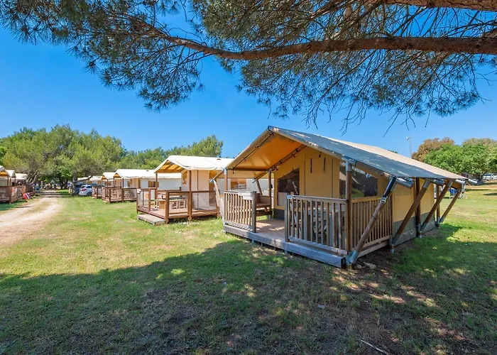 Eurocamp Tents At Campsite Polari