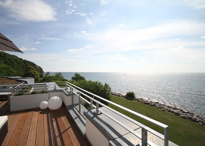 Ostseeresidenz Sassnitz - WG 18 mit Kamin, Sauna, Terrasse, Meerblick